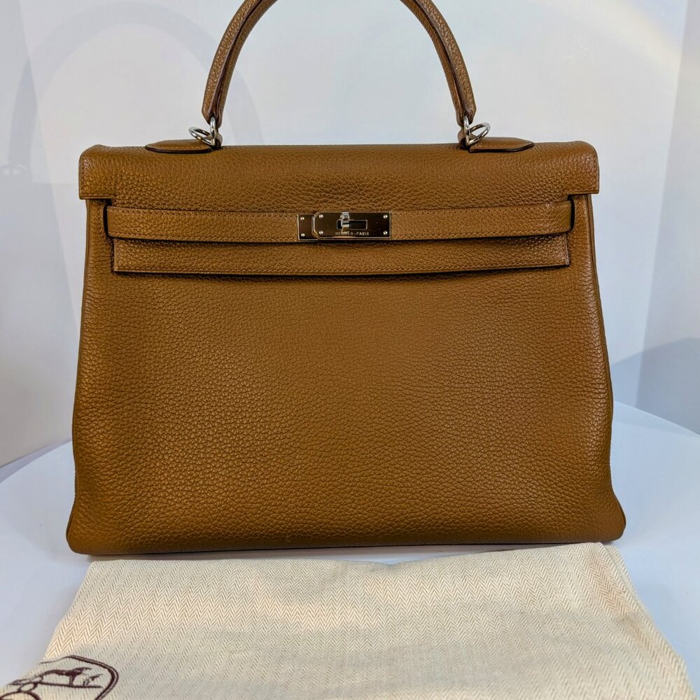 Hermes Kelly 35 Brown Fauve (Fawn) - Picture 6 of 16
